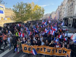 Французы выступили за отставку Макрона и выход из Евросоюза